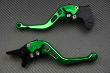 CNC Leve corte Freno Frizione VERDE  HONDA CROSSRUNNER 800	2012-2015