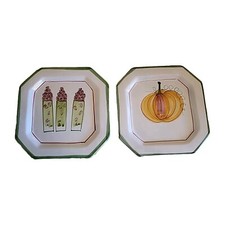 Set 2 piatti da parete per