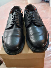 Scarpa invernale da uomo allacciata in pelle nera - suola in cuoio e gomma n 44