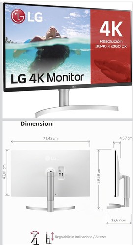 Monitor ultrahd 4k - 32",