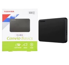 Toshiba Hard disk 500GB Nuovo aggiornamento A3 Base Canvio nera 