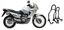 2 Cavalletti alza moto ruota gomma Honda Transalp 600 700 750 davanti e dietro