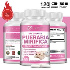 120 pezzi Pueraria Mirifica 1000 mg - Supporto per il potenziamento del