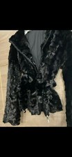 Giacca di visone nera,usata 