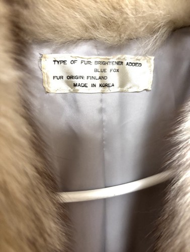 Cappotto pelliccia volpe - pelliccia, di