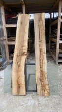 Coppia di tavole di legno di