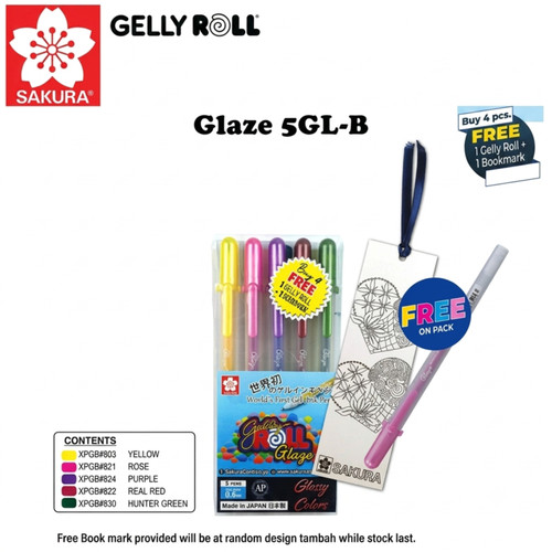 Sakura gelly roll glaze set - sakura,