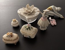 Lotto Prestigiose Ceramiche Capodimonte Originali – Ballerine, Scatoline e Fiori