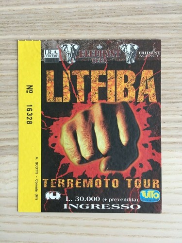 Litfiba terremoto tour - litfiba, _