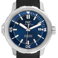 Orologio IWC Aquatimer Acciaio 42mm Blu Spedizione Jaqques Cousteau IW329005