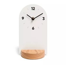 Orologio da scrivania bianco