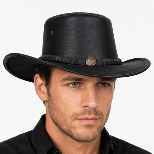 Cappello unisex vera pelle - , di