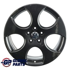 VW Volkswagen Golf Mk5 Cerchio In Lega Nero 18" 7.5J ET:51 1K0601025BA