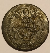 Stato pontificio mezzo baiocco - mezzo,