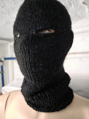 Balaclava fetish mohair