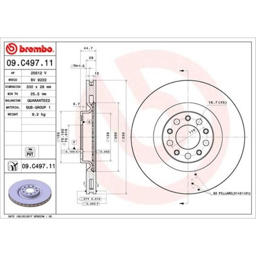 Brembo disco freno - brembo,