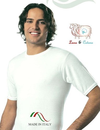 Maglia uomo lana cotone - lana,
