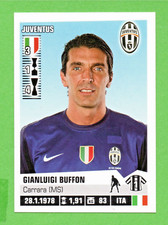 GIAN LUIGI BUFFON JUVENTUS CALCIATORI PANINI 2012 13 N° 201 NUOVA CON VELINA AJO