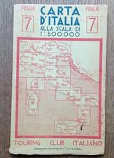 Vecchia CARTA D'ITALIA - TCI -
