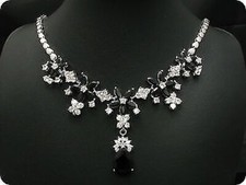 Collana Zaffiro Nero 26x6-18