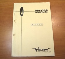 WELSON Fiesta Original Service Manual Schematic Diagram Schaltplan Schemi elettr