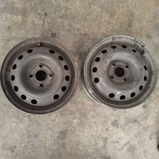 Coppia Cerchi In Ferro 14 Pollici