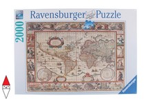 PUZZLE OGGETTI RAVENSBURGER CARTE GEOGRAFICHE MAPPAMONDO 1650 2000 PZ