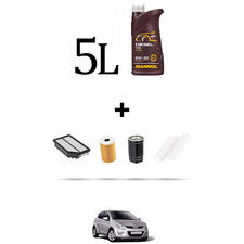 HOFFCAR Kit tagliando 4 FILTRI