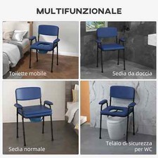 HOMCOM Sedia Comoda 5 in 1 per