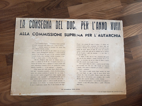 Fascismo pesaro 1938 autarchia - 1938,