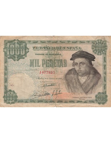 Espagne 1000 pesetas juan - espagne,