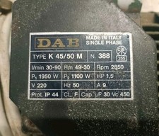 Elettropompa monofase DAB type K 45-50 M