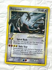 Pokemon Rayquaza Gold Star EX