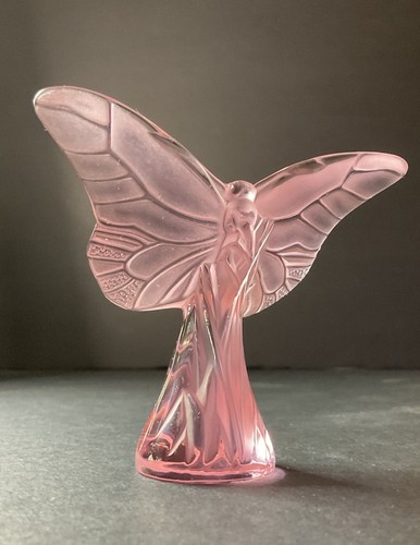 Lalique pink butterfly - lalique, my