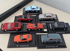 Lotto 1/43 8 Modelli Auto Italiane Fiat Abarth Maserati Lamborghini Alfa Romeo