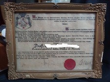 Diploma Grande ufficiale stella al merito Ordine di San Giorgio d’Antiochia 
