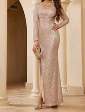 Vestito Abito Elegante Lungo