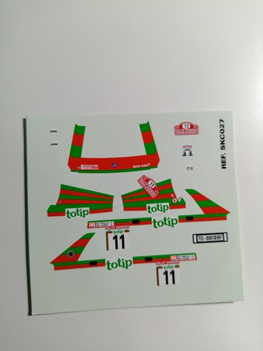 Decals lancia delta totip - lancia,