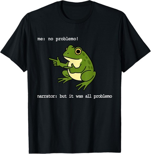 Maglietta frog problemo - frog, no