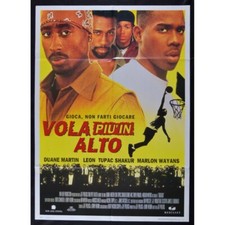 manifesto VOLA PIU' IN ALTO basket Jeff Pollack Duane Martin Bernie tupac A70