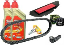  KIT TAGLIANDO HONDA SH 300 i 2009 2010 2011 CANDELA CINGHIA FILTRO ARIA OLIO