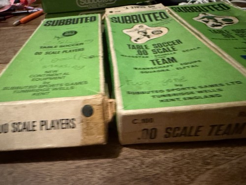 Scatole ricambio subbuteo - scatole, di