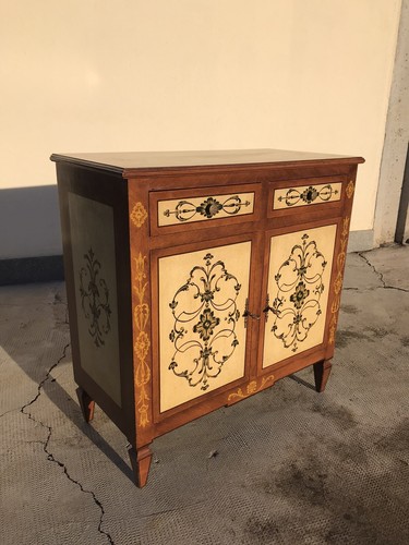 Mobiletto laccato stile luigi - mobiletto,