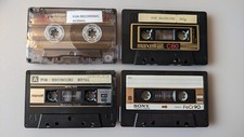 Set of 4 Cass.Tape For Record