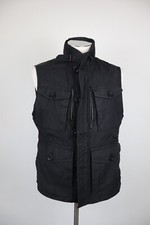 RALPH LAUREN GIUBBINO SMANICATO GILET UOMO TG M MAN CASUAL VINTAGE JACKET NERO