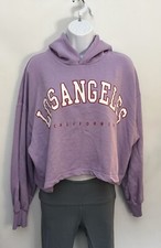 Felpa con cappuccio donna L