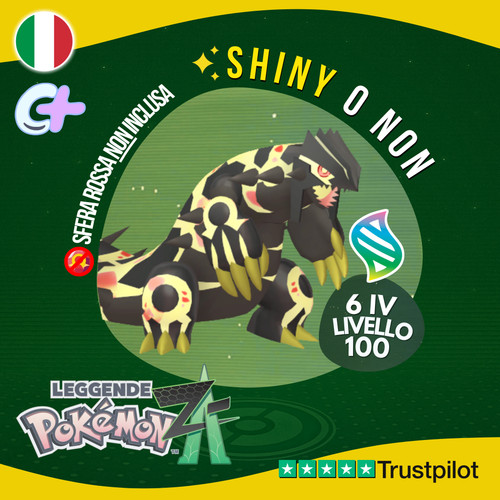 Mega groudon shiny non iv - mega,