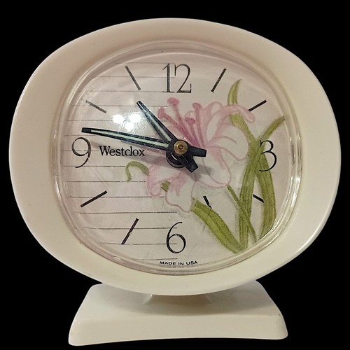 Sveglia vintage westclox - sveglia, rosa