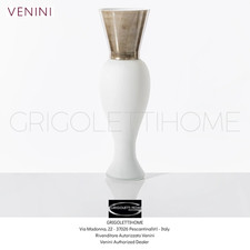 Venini - Vaso Regina Lattimo h