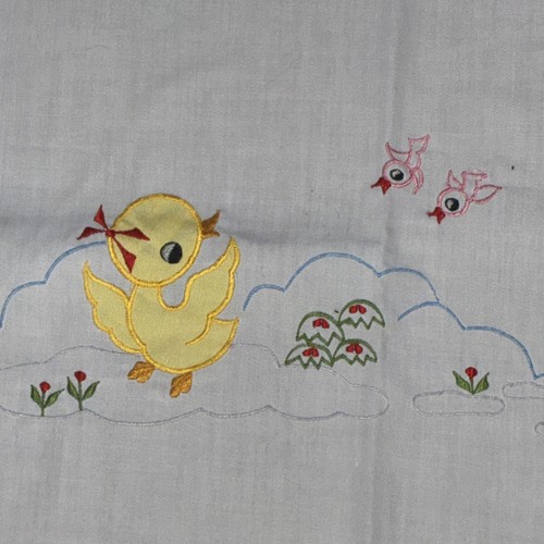 Lenzuolo federa vintage - e,